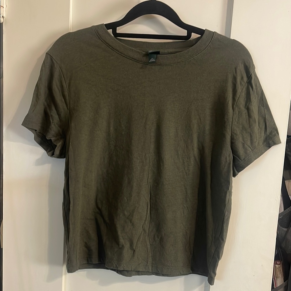 Wild Fable Olive Green T-Shirt
